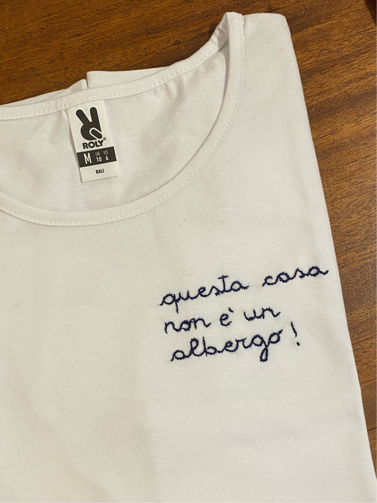 T-SHIRT RICAMATA ALBERGO - MaresanaLab