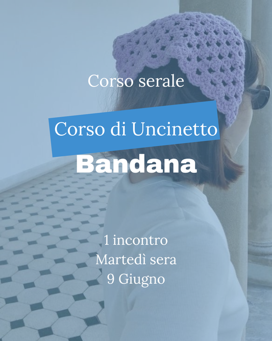 CORSO DI UNCINETTO - bandana