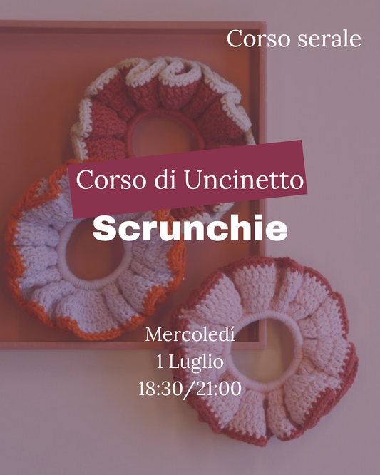 CORSO DI UNCINETTO - scrunchie