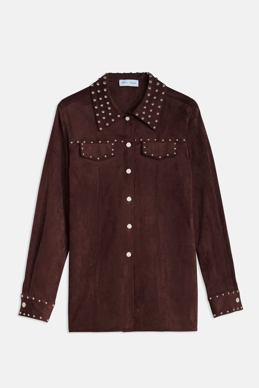 Camicia in alcantara con borchie - MaresanaLab