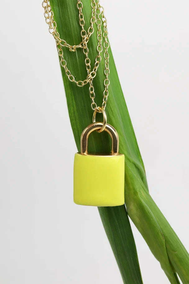 COLLANA LUCCHETTO BIG - MaresanaLab