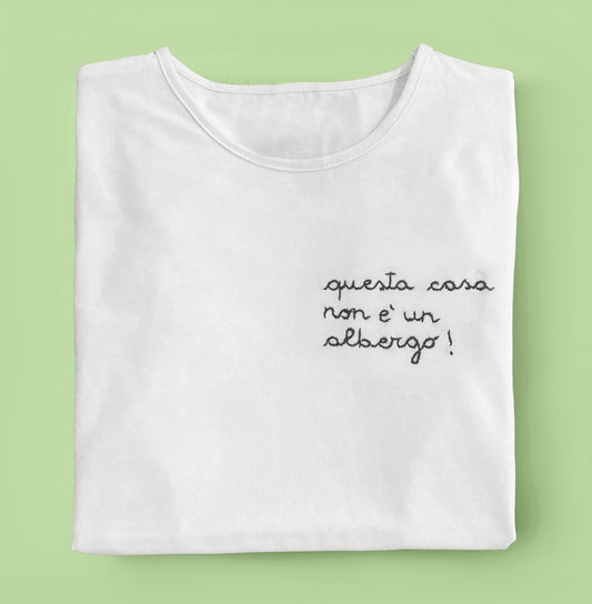 T-SHIRT RICAMATA ALBERGO - MaresanaLab