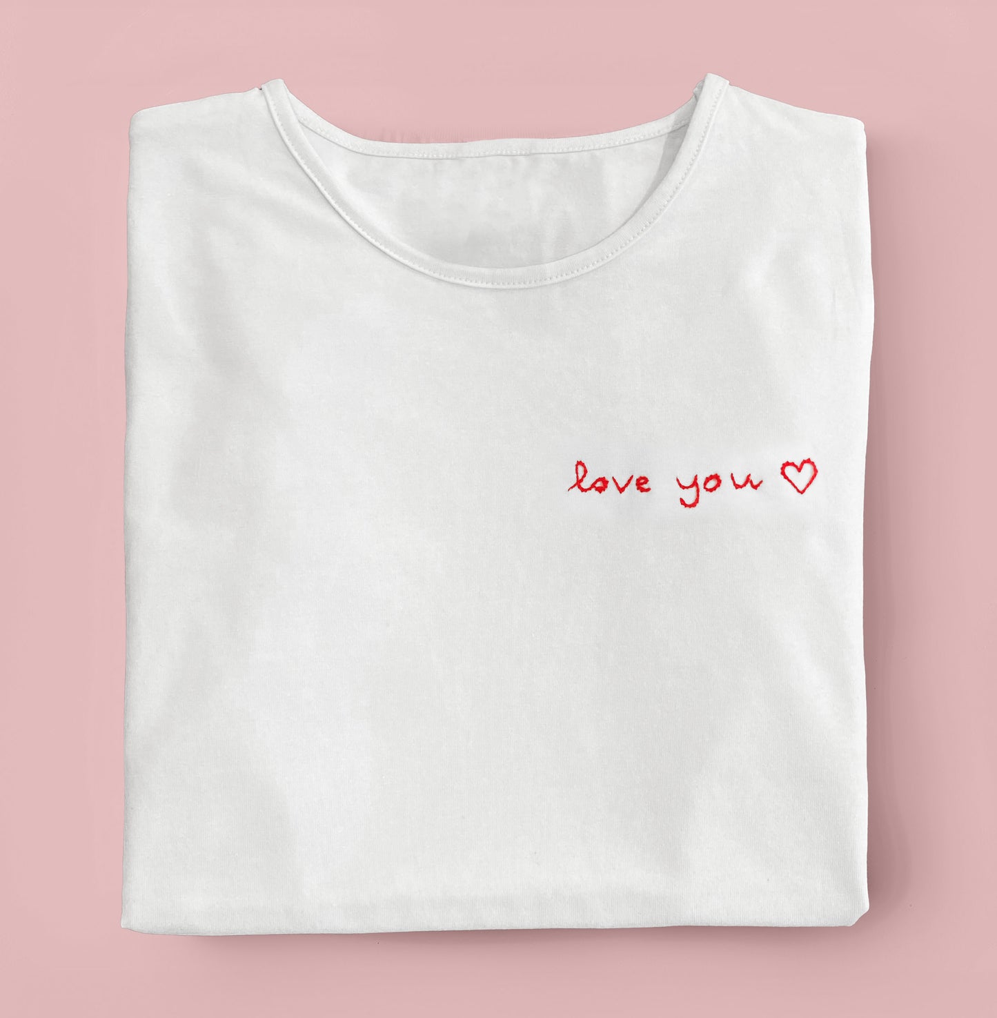 T-SHIRT RICAMATA LOVE YOU - MaresanaLab