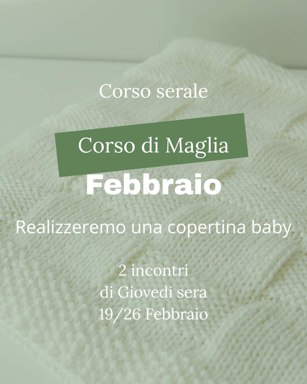 CORSO DI MAGLIA - copertina baby