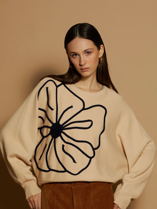 MAGLIONE FLOWER