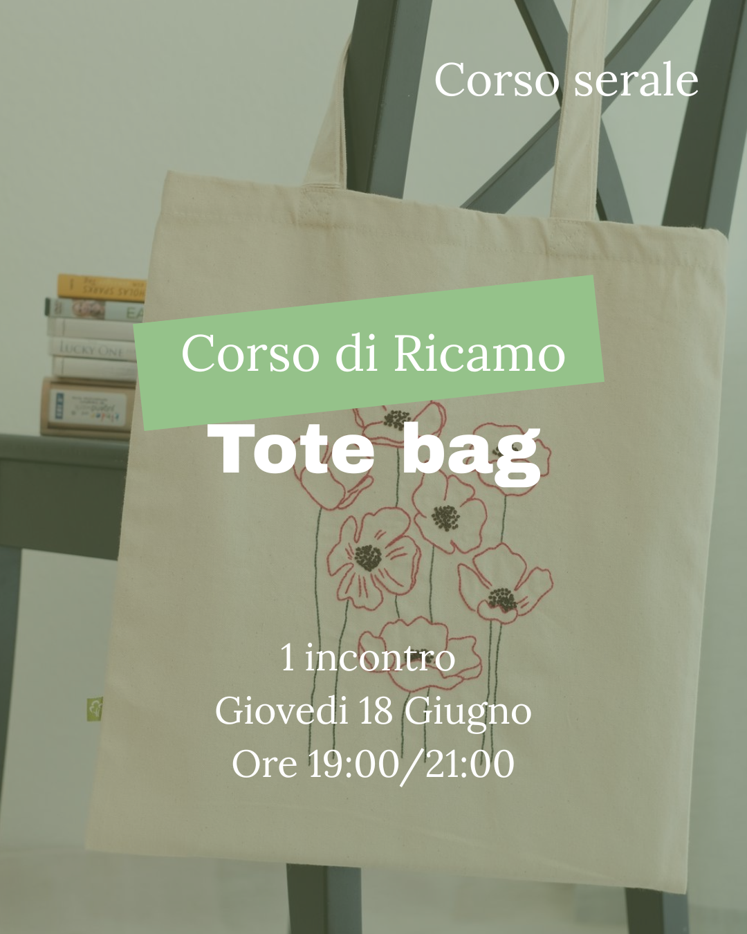 CORSO DI RICAMO - tote bag - MaresanaLab