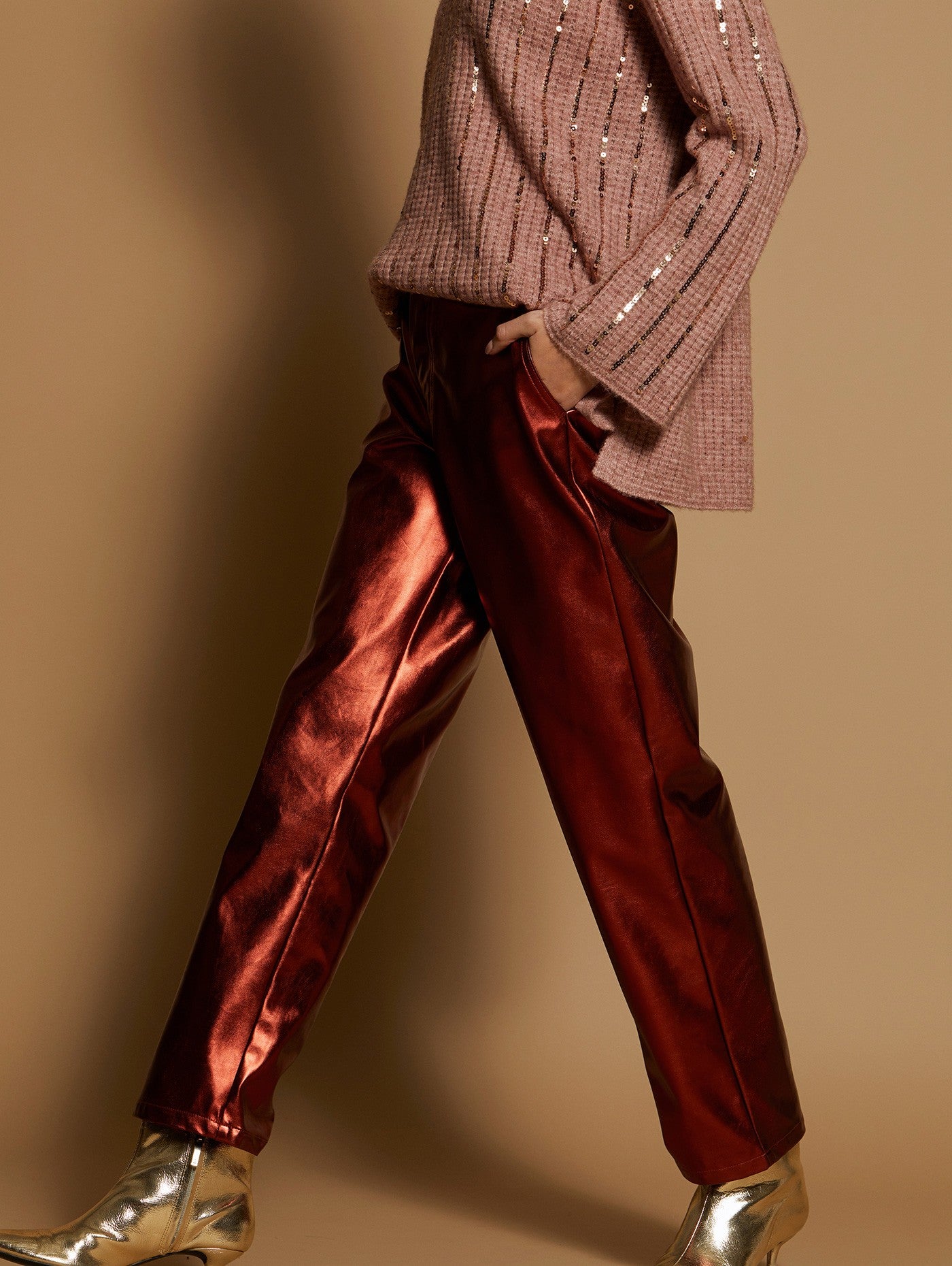 PANTALONE METALLIC