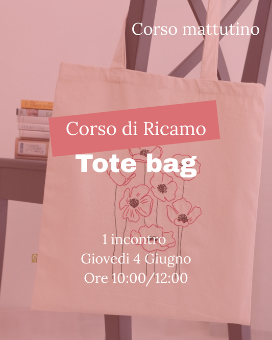 CORSO DI RICAMO - tote bag - MaresanaLab
