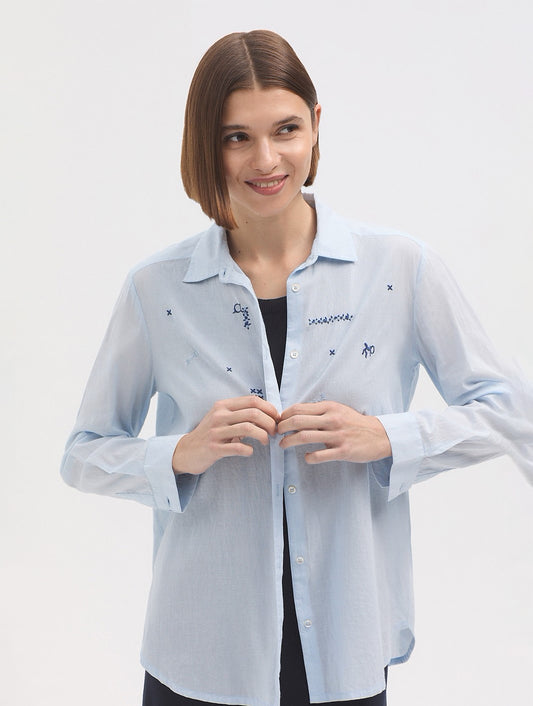 CAMICIA RICAMO