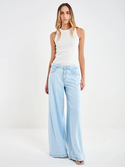 Jeans Madison Wide Leg Chiaro - MaresanaLab