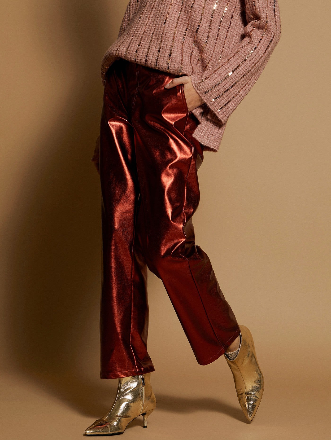 PANTALONE METALLIC