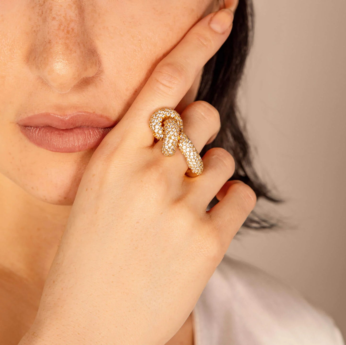 Elle ring gold