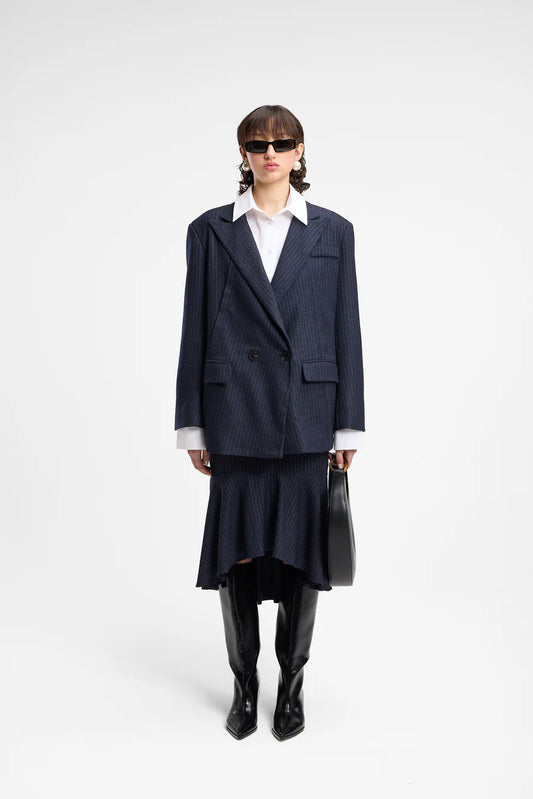 Giacca manfit in gabardina gessata - MaresanaLab