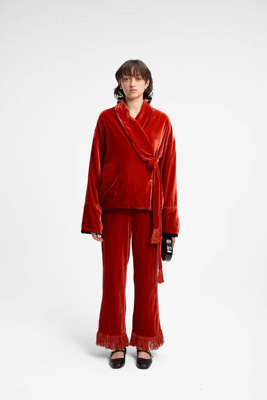 Blusa pigiama in velluto - MaresanaLab