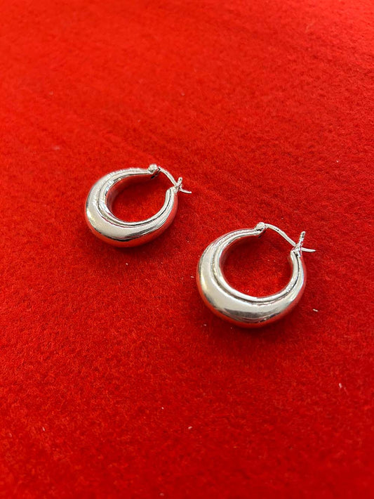 ORECCHINI CERCHI BOMBATI