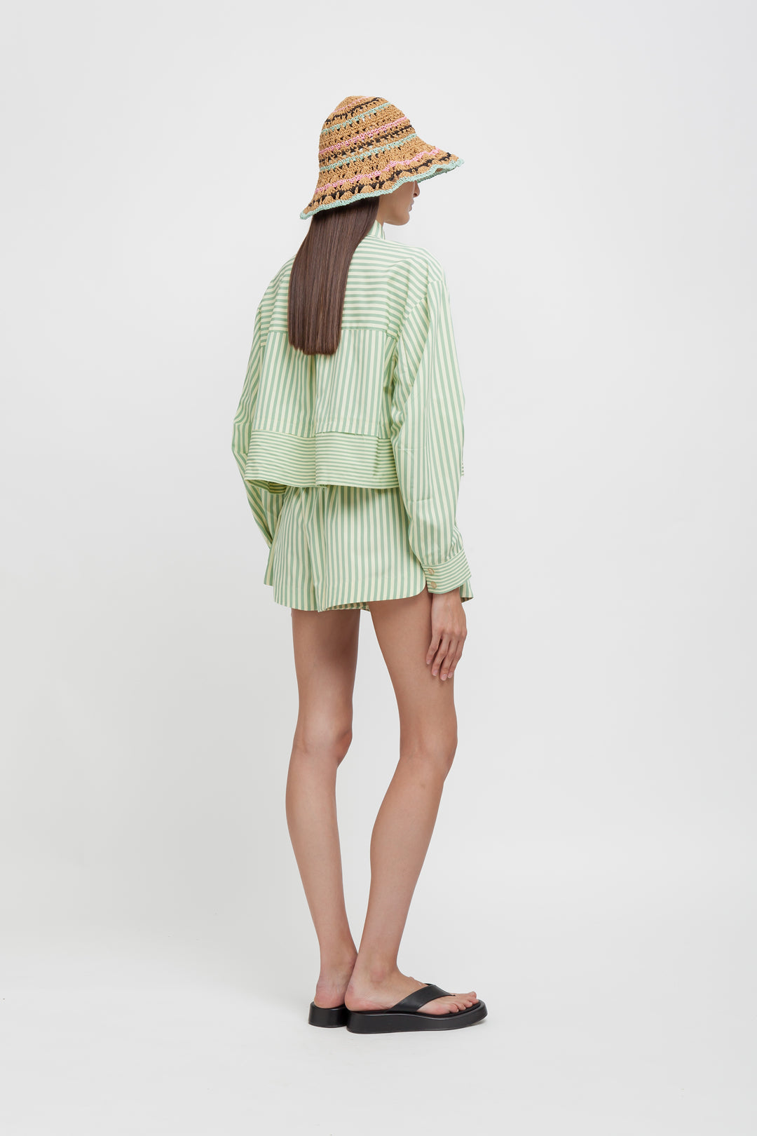 SHORT IN POPELINE RIGATO - MaresanaLab