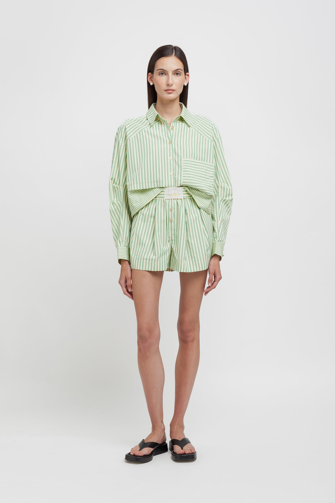 SHORT IN POPELINE RIGATO - MaresanaLab