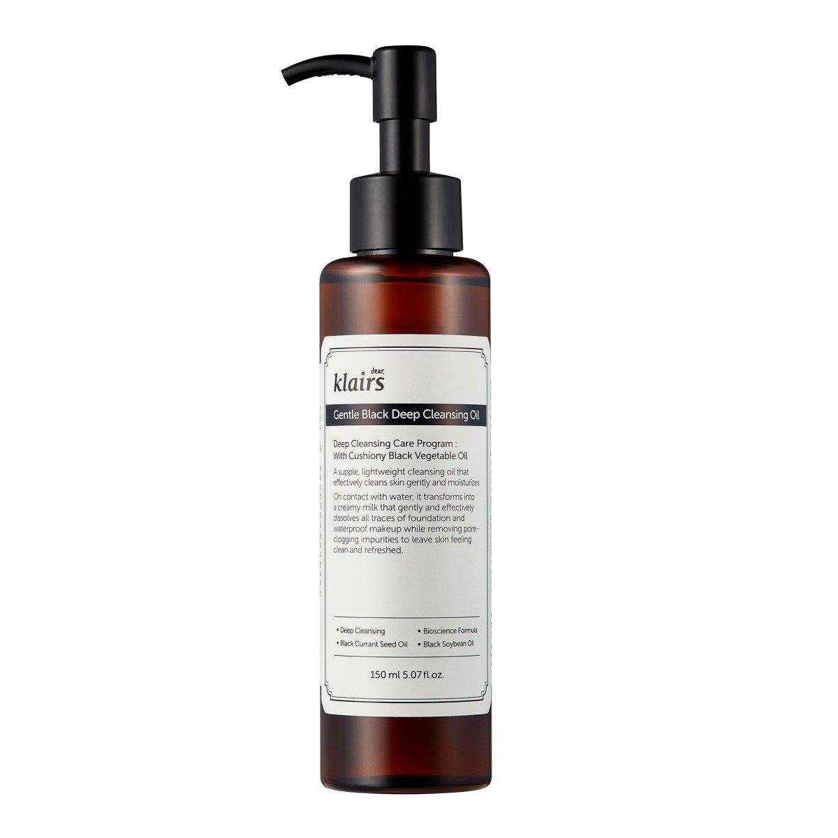 Gentle Black Deep Cleansing Oil - MaresanaLab