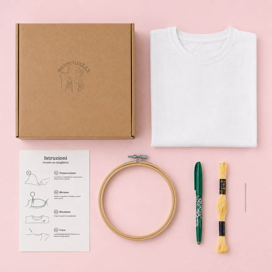 Kit ricamo su tshirt